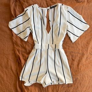 Striped Romper